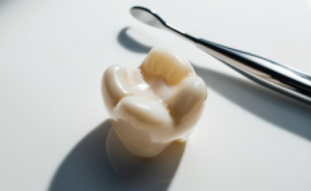 Восстановление зуба вкладкой  - фото